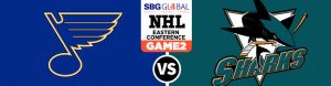 St. Louis Blues vs. San Jose Sharks Game 2