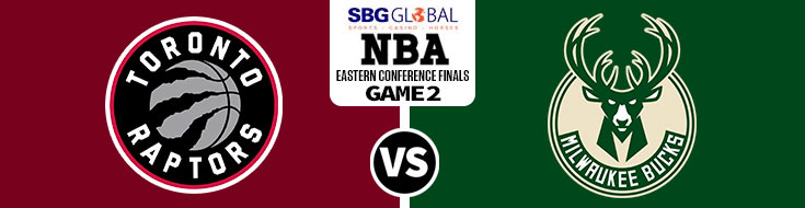 Toronto Raptors vs. Milwaukee Bucks Game 2