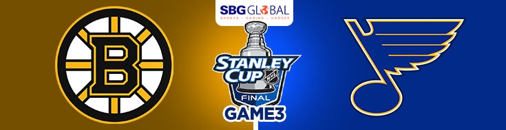 2019 Stanley Cup Final Game 3 St. Louis Blues vs. Boston Bruins