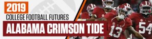 2019 Alabama Crimson Tide College Football Futures