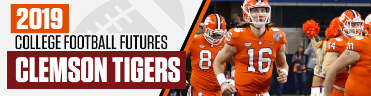 Clemson Tigers College Football Betting Futures 2019