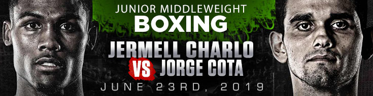 Junior Middleweight Boxing Jermell Charlo vs. Jorge Cota