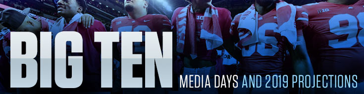 Big Ten Media Days and 2019 NCAA Football Betting Projections