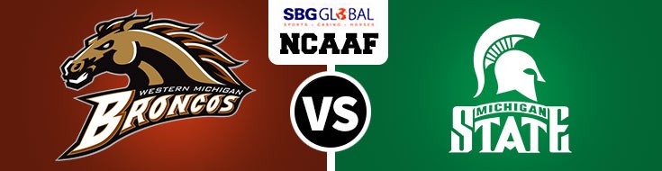 Western Michigan Broncos Vs. Michigan State Spartans