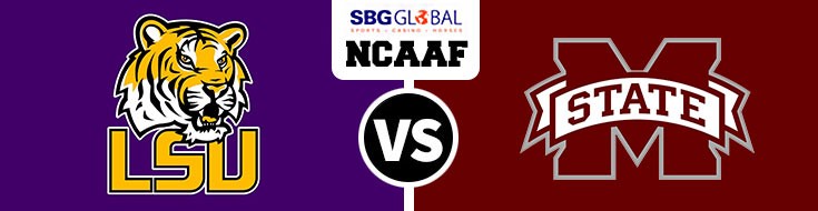 LSU Tigers vs. Mississippi State Bulldogs College Football Betting odds