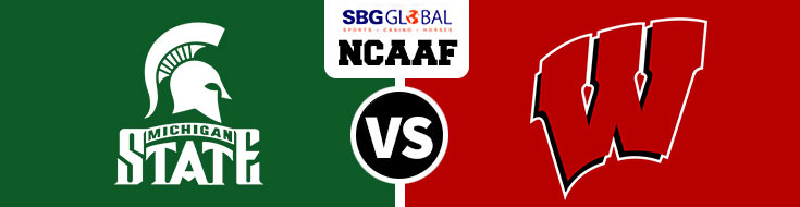 Michigan State Spartans vs. Wisconsin Badgers NCAAF Betting odds and game trends