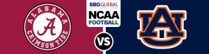 Alabama Crimson Tide vs. Auburn Tigers College Football Betting Games Picks