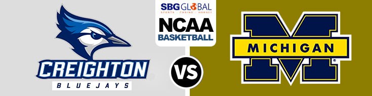 Creighton Bluejays vs. Michigan Wolverines CBB Betting odds and picks
