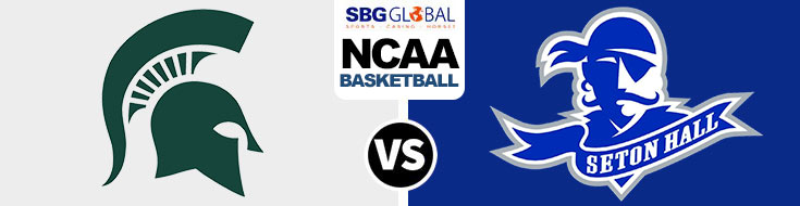 Michigan State Spartans vs. Seton Hall Pirates College Basketball Betting odds