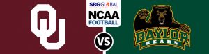 Oklahoma Sooners Vs. Baylor Bears NCAAF Betting picks and game preview