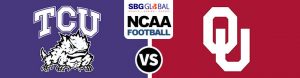 TCU Horned Frogs Vs. Oklahoma Sooners Betting on College Football Picks
