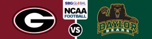 Georgia Bulldogs Vs. Baylor Bears Betting on NCAAF Betting Picks