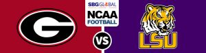 Georgia Bulldogs vs. LSU Tigers College Football Betting Games Picks