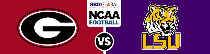 Georgia Bulldogs vs. LSU Tigers College Football Betting Games Picks