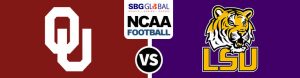 Oklahoma Sooners vs. LSU Tigers College Football Betting Picks