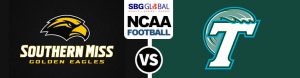 Southern Miss Eagles vs. Tulane Green Wave NCAA Football Betting odds