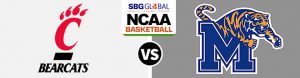 Cincinnati Bearcats vs. Memphis Tigers CBB Betting Picks