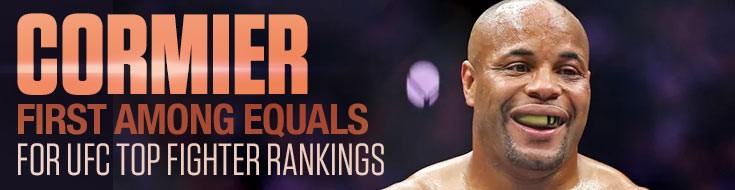 Cormier First Among Equals for UFC Top Fighter Rankings