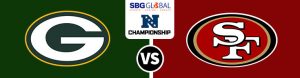 Green Bay Packers vs. San Francisco 49ers NFC Championship Betting odds