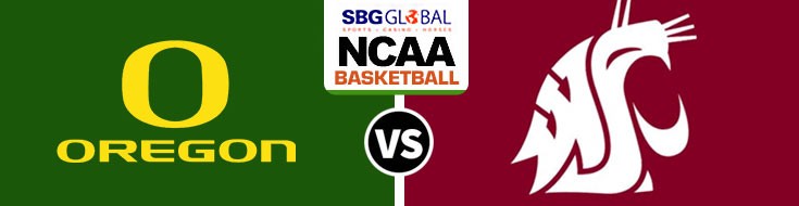 Oregon Ducks vs. Washington State Cougars NCAA Basketball betting odds