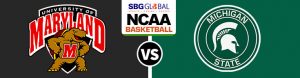 Maryland Terrapins vs. Michigan State Spartans NCAA Betting Odds