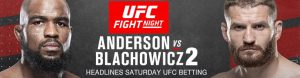 UFC Fight Night Corey Anderson vs. Jan Blachowicz 2 Betting odds