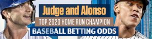 Judge and Alonso Top 2020 Home Run Champion Baseball Betting Odds