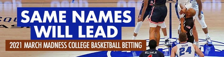 Same Names Will Lead 2021 March Madness College Basketball Betting