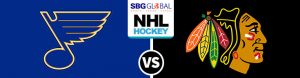 St. Louis Blues vs. Chicago Blackhawks NHL Betting odds