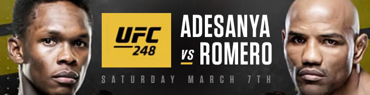 UFC 248 Israel Adesanya vs. Yoel Romero Betting odds