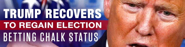 Trump Recovers to Regain Election Betting Chalk Status