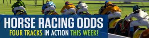 Horse Racing Odds – Four Tracks in Action This Week!