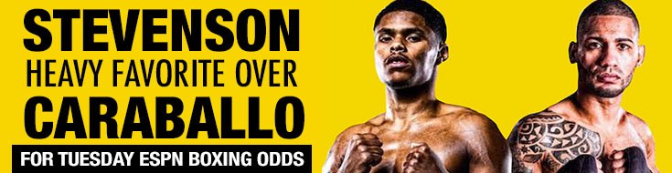 Stevenson Heavy Favorite over Caraballo For Tuesday ESPN Boxing Odds