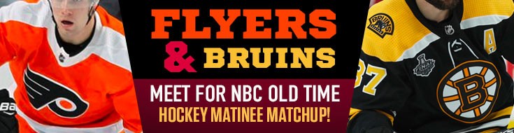 Flyers and Bruins Meet for NBC Old Time Hockey Matinee Matchup!