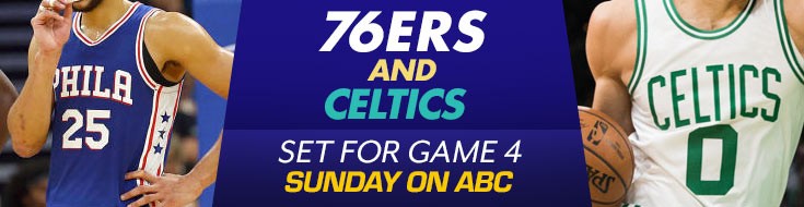 76ers and Celtics Set for Game 4 Sunday on ABC