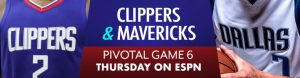 Clippers vs. Mavericks Game 6 NBA Playoffs Betting Preview with Odds