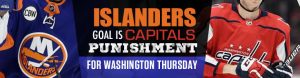 Islanders Goal is Capital Punishment for Washington Thursday