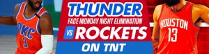 Thunder Face Monday Night Elimination vs. Rockets on TNT