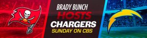 Brady Bunch Hosts Chargers Sunday on CBS