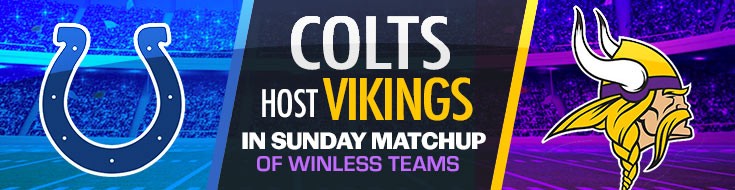 Colts Host Vikings In Sunday Matchup of Winless Teams