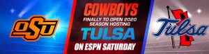 Cowboys Finally to Open 2020 Season Hosting Tulsa on ESPN Saturday