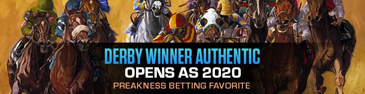 Derby Winner Authentic Opens as 2020 Preakness Betting Favorite