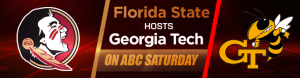 Florida State Hosts Georgia Tech on ABC Saturday