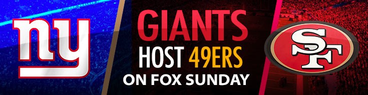 Giants Host 49ers on FOX Sunday