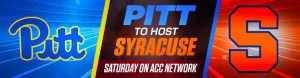 Pitt to Host Syracuse Saturday on ACC Network