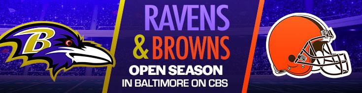 Ravens and Browns Open Season in Baltimore on CBS