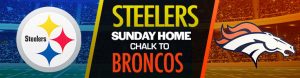 Steelers Sunday Home Chalk to Broncos