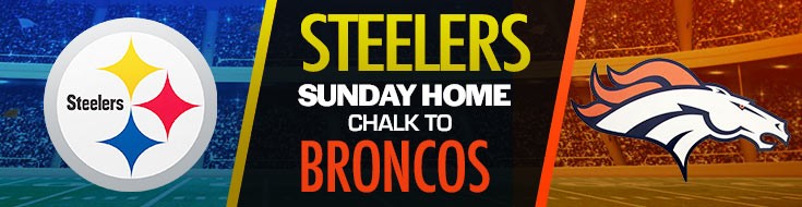 Steelers Sunday Home Chalk to Broncos