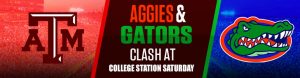 Aggies and Gators Clash at College Station Saturday