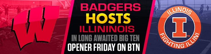 Badgers Host Illini in Long Awaited Big Ten Opener Friday on BTN